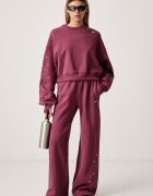 Nike Sportswear суичър дамски с памук Studio Fleece розов IX7045.654
