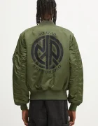 no problemo Яке бомбър с две лица x Alpha Industries No War MA-1 в зелено преходен модел NP7113504