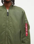no problemo Яке бомбър с две лица x Alpha Industries No War MA-1 в зелено преходен модел NP7113504
