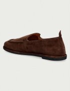 Nokwol мокасини дамски от велур Rumi Chocolate Suede кафяви Rumi Chocolate Suede