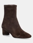 Nokwol Велурени боти Alyssa Brown Suede