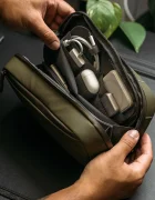 Orbitkey 2в1 органайзер за пътуване Tech Pouch 23 x 14 x 8 cm в зелено