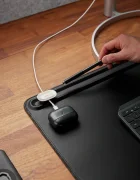Orbitkey Подложка за бюро Black L 896 x 423 x 05 cm в черно