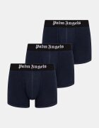 Palm Angels Прилепнали боксерки мъжки от памук с еластан 3 броя тъмносини PLA1UMBTR01TR