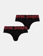 Palm Angels слипове мъжки с памук 2 броя черни PLA1UMBSP08BI