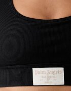 Palm Angels сутиен с памук черен PLA1UWTP09SI