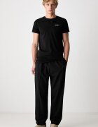 Palm Angels тениска basic мъжка от памук с еластан 2 броя черна PLA1UMBTS01BI