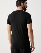 Palm Angels тениска мъжка с памук черна PLA1UMBTS01SI