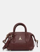Patrizia Pepe чанта crossbody дамска от кожа бордо 8B0010.L162