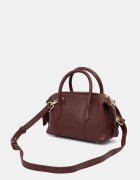 Patrizia Pepe чанта crossbody дамска от кожа бордо 8B0010.L162