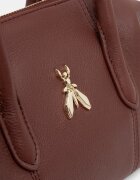 Patrizia Pepe чанта crossbody дамска от кожа бордо 8B0010.L162