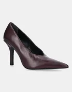 Patrizia Pepe Кожени обувки с тънък ток в лилаво 8Z0106 L166 M536