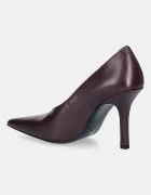 Patrizia Pepe Кожени обувки с тънък ток в лилаво 8Z0106 L166 M536