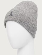 Patrizia Pepe шапка beanie дамска от вълнена материя сива 2F0106 K293