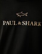 Paul&Shark тениска мъжка от памук Knitwear черна 99311007