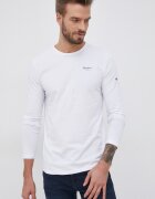 Pepe Jeans Блуза с дълги ръкави Original Basic 2 в бяло с изчистен дизайн