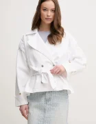 Pepe Jeans Памучен шлифер SUE