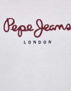 Pepe Jeans Памучна блуза с дълги ръкави Eggo Long N в бяло с принт