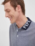 Pepe Jeans Памучна тениска с яка Fabrice D