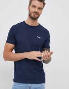 Pepe Jeans Тениска Original Basic 3 в тъмносиньо с изчистен дизайн