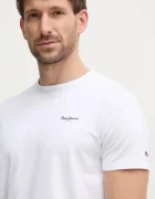 Pepe Jeans Тениска Original Basic в бяло с принт