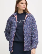 Pepe Jeans Яке с две лица FLEUR DAILY в розово преходен модел с уголемена кройка PL402499