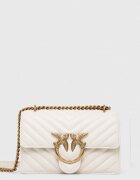 Pinko чанта crossbody дамска от кожа бежова 100074 A0GK