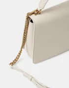 Pinko чанта crossbody дамска от кожа бяла 100066 A0F1