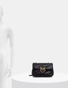 Pinko чанта crossbody дамска от кожа черна 100038 A0F2