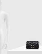 Pinko чанта crossbody дамска от кожа черна 100039 A0F2