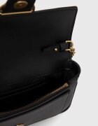 Pinko чанта crossbody дамска от кожа черна 100061 A0F1