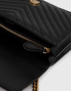 Pinko чанта crossbody дамска от кожа черна 100941 A0GK