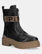 Pinko Кожени боти Mia 13 в черно с платформа SD0219P061Z99