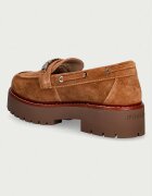 Pinko мокасини дамски от велур Margaret 02 кафяви SD0563P055GU8