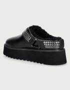 Pinko пантофи дамски от кожа Martina 05 черни SD0573P001Z99