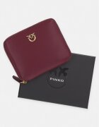 Pinko портфейл дамски от кожа бордо 100249 A0F1