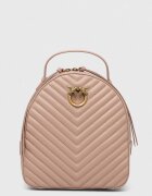 Pinko раница дамска от кожа Answear Exclusive бежова 102530 A0GK