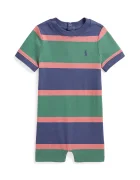 Polo Ralph Lauren Бебешки памучен къс гащеризон