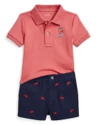 Polo Ralph Lauren Бебешки памучен комплект