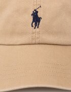 Polo Ralph Lauren Бейзболна шапка дамска от памук бежова 211912843