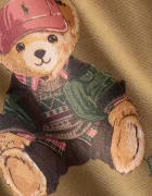 Polo Ralph Lauren блуза с дълги ръкави за бебе от памук кафява 320B30236001