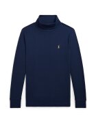 Polo Ralph Lauren Детска блуза с дълги ръкави в тъмносиньо с изчистен дизайн 323952435002
