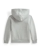 Polo Ralph Lauren Детски суичър в сиво с качулка с изчистен дизайн 322749954017