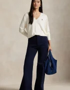 Polo Ralph Lauren Памучен пуловер в бежово от лека материя 211972105
