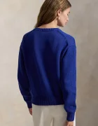 Polo Ralph Lauren Памучен пуловер в тъмносиньо 211A96238