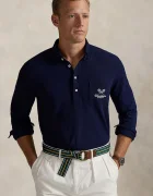 Polo Ralph Lauren Памучна блуза с дълги ръкави Wimbledon Collection