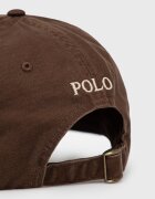 Polo Ralph Lauren Памучна шапка с козирка в кафяво с апликация