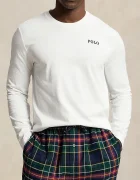 Polo Ralph Lauren пижама от две части мъжка от памук бяла 714950621