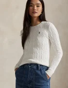 Polo Ralph Lauren пуловер дамски от памук бял 211971869