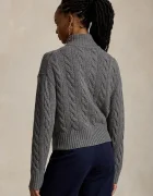 Polo Ralph Lauren пуловер дамски от вълна сив 211972130